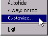 Настройка панели ICA Administrator Toolbar